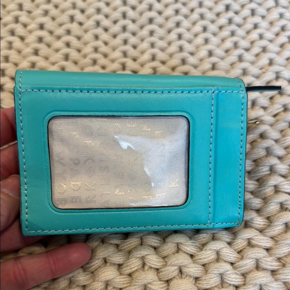 Turquoise Keychain Wallet - Picture 3 of 5